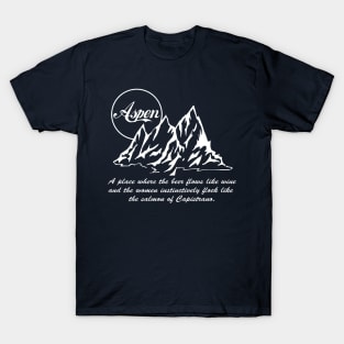 Aspen Wine T-Shirt